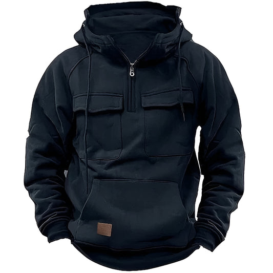 Cas™ | Comfortabele Dikke Hoodie met Vakken voor Heren