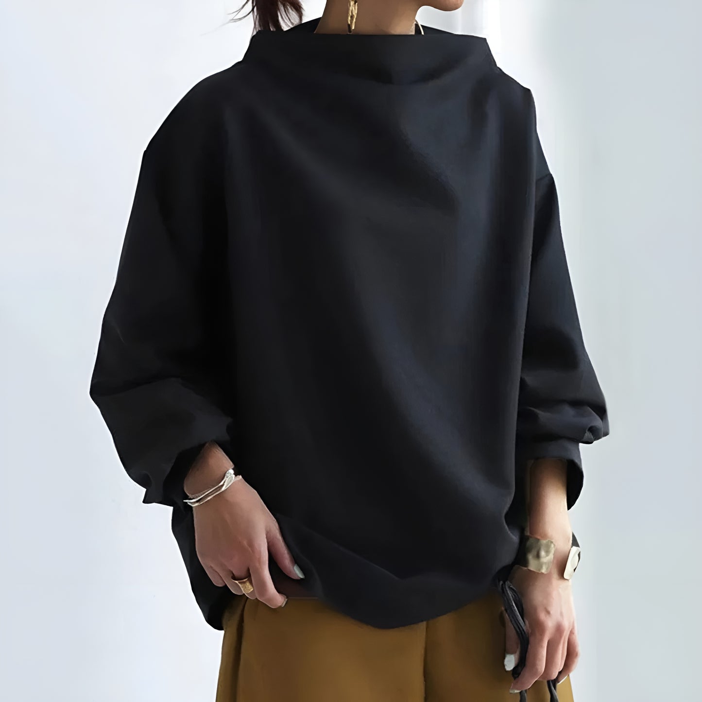 Ella™ | Chic & Comfortabele High Neck Sweater