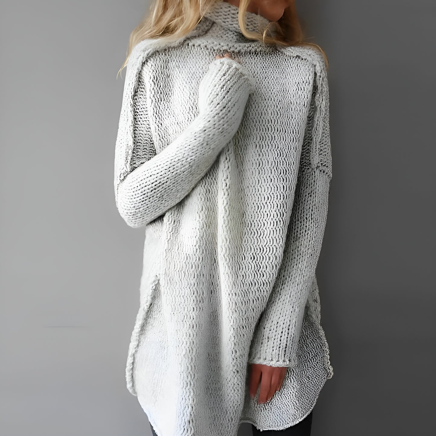 Fien™ | Stijlvolle Gebreide Coltrui – Warm, Comfortabel & Tijdloos